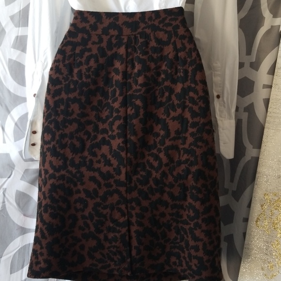 💚PRINT PENCIL SKIRT - Picture 5 of 5